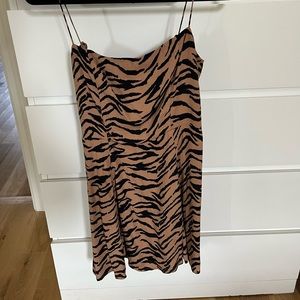 Reformation animal print dress